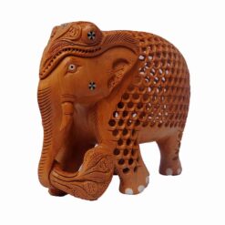 wood elephant statues