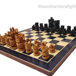 wooden chess set