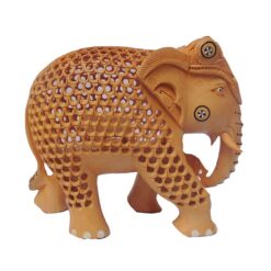 wooden elephant statue
