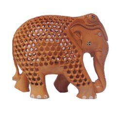 wood elephant statues