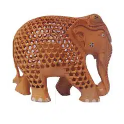 wood elephant statues