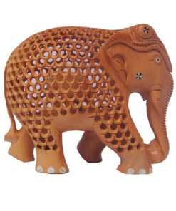 wood elephant statues