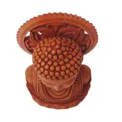 wooden buddha statue