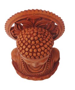 wooden buddha statue