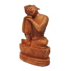wooden buddha sculpture