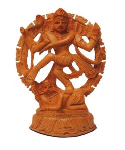 wooden natraj statue