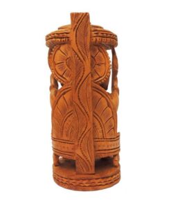 hand carved wooden ganesha