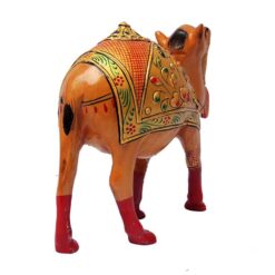 hand painted wooden camel