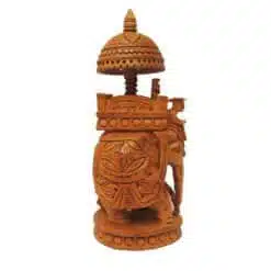 Wood Crafted Hoda Ambabari Elephant