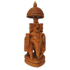 Wood Crafted Hoda Ambabari Elephant