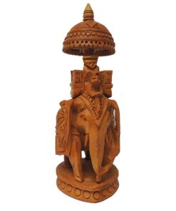 Wood Crafted Hoda Ambabari Elephant