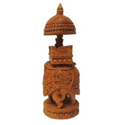 Wood Crafted Hoda Ambabari Elephant