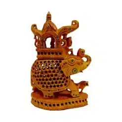 Wood Jail Ambari elephant a baba elephant made inside elephant body