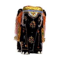 black color painted elephant trunk