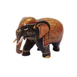 wood trunk down elephant india