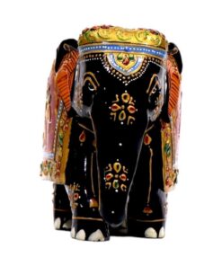 black color painted elephant trunk