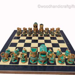 Indian chess pieces side