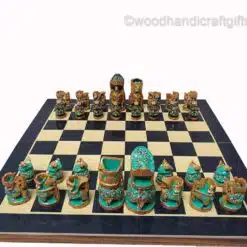 Indian chess pieces side
