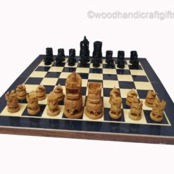 wooden chess set