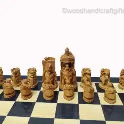 wooden chess set white