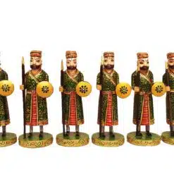 Indian maharajah bone chess pieces