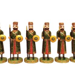 Indian maharajah bone chess pieces