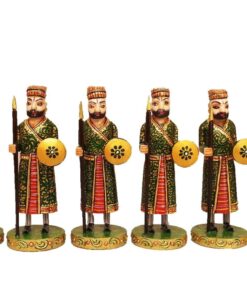 Indian maharajah bone chess pieces