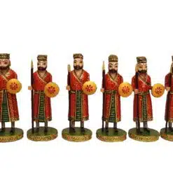 Indian maharajah bone chess pieces
