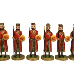 Indian maharajah bone chess pieces