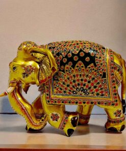Golden Elephant Figurine Decorative