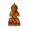Hanuman Wood Carving Murti Handcrafted Hindu Deity