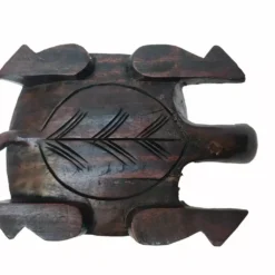 wooden turtle bottom side carving design