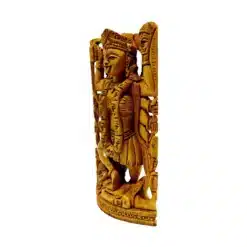 Hindu religiose goddess maa kali murti with hand carving design