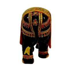 hand painted elephant back side painting with elephant tell