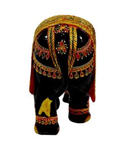 hand painted elephant back side painting with elephant tell