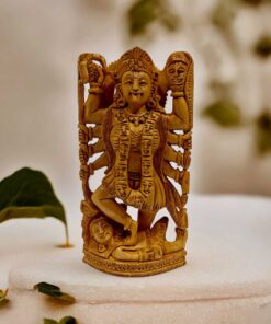 Wooden Kali Deity Multiarms Carved