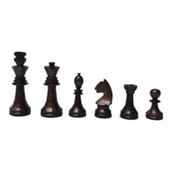 antique finish 6 brass chess pieces
