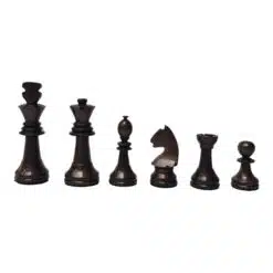 antique finish 6 brass chess pieces