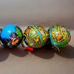Hand painted balls for Christmas tree decoration