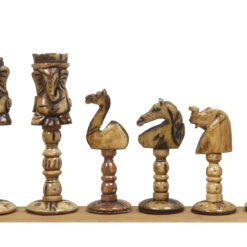 antique side chess pieces