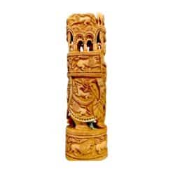 Carved Wooden Sculpture Mythical Animals 50s