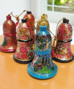 Colorful Floral Bells Handcrafted Decor