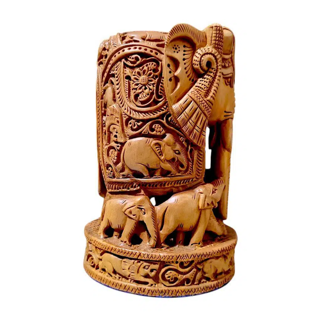 Elephant Carving Culture Motifs