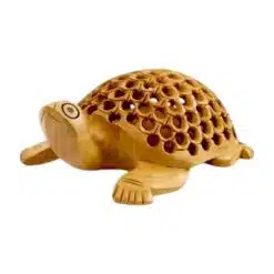 hand carved jali work tortoise figurines