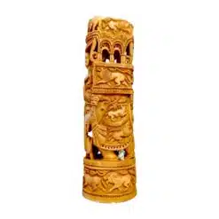 Ivory Carving Human Animals Mythical Scenes