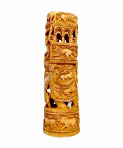 Ivory Carving Human Animals Mythical Scenes