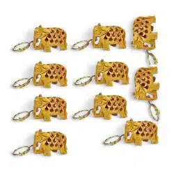 ten pieces elephant key chin with jali arts