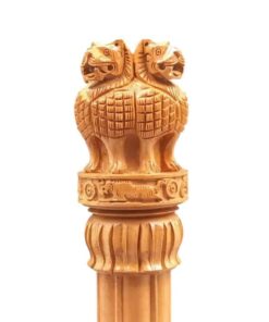 Two Headed Lion Carving Ashoka Pillar Art