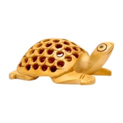 wood jalee art turtle