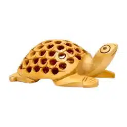 wood jalee art turtle